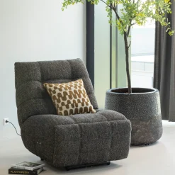 New WOOOD Hein Relaxfauteuil Antraciet