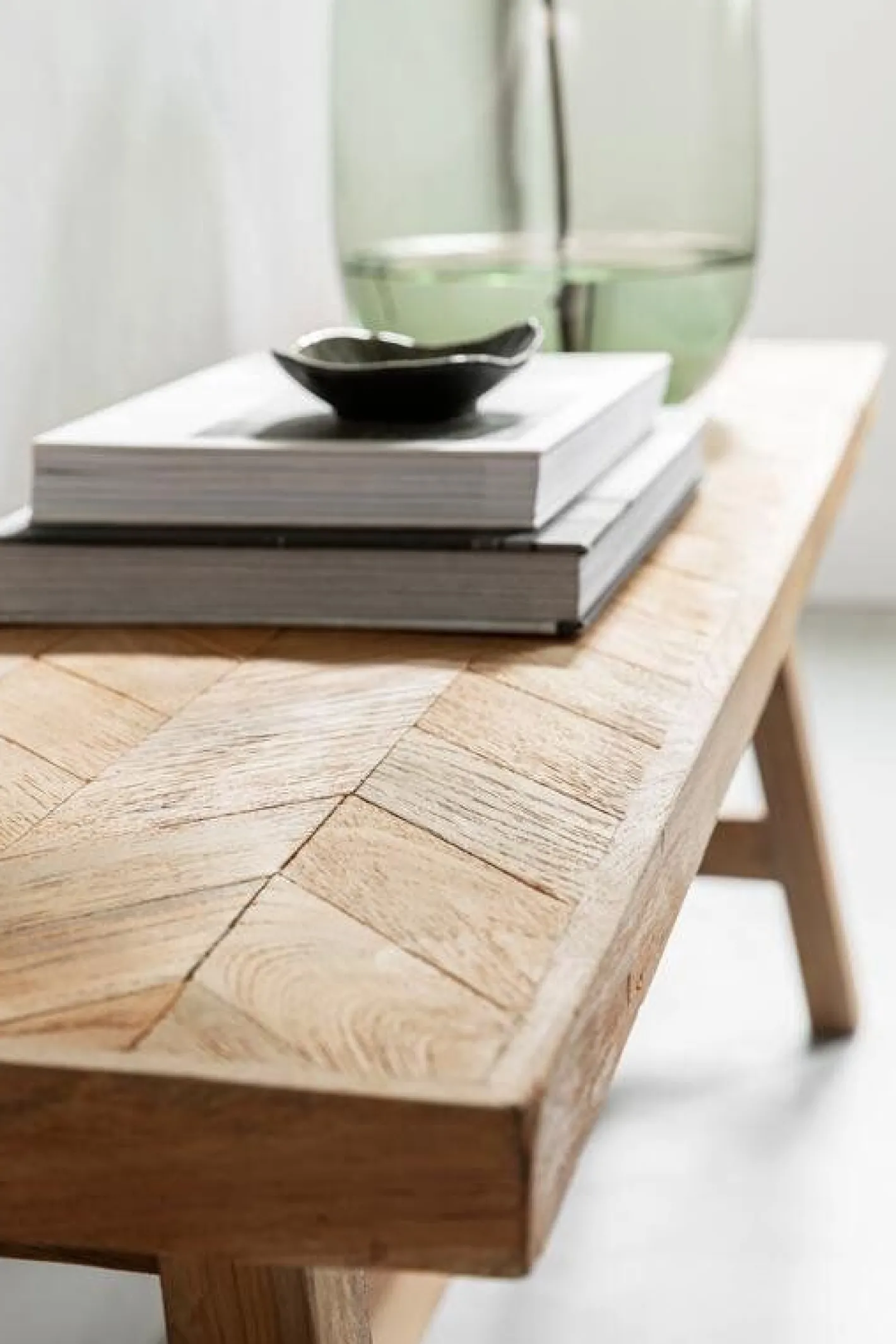 MUST Living Herringbone Bankje Natural