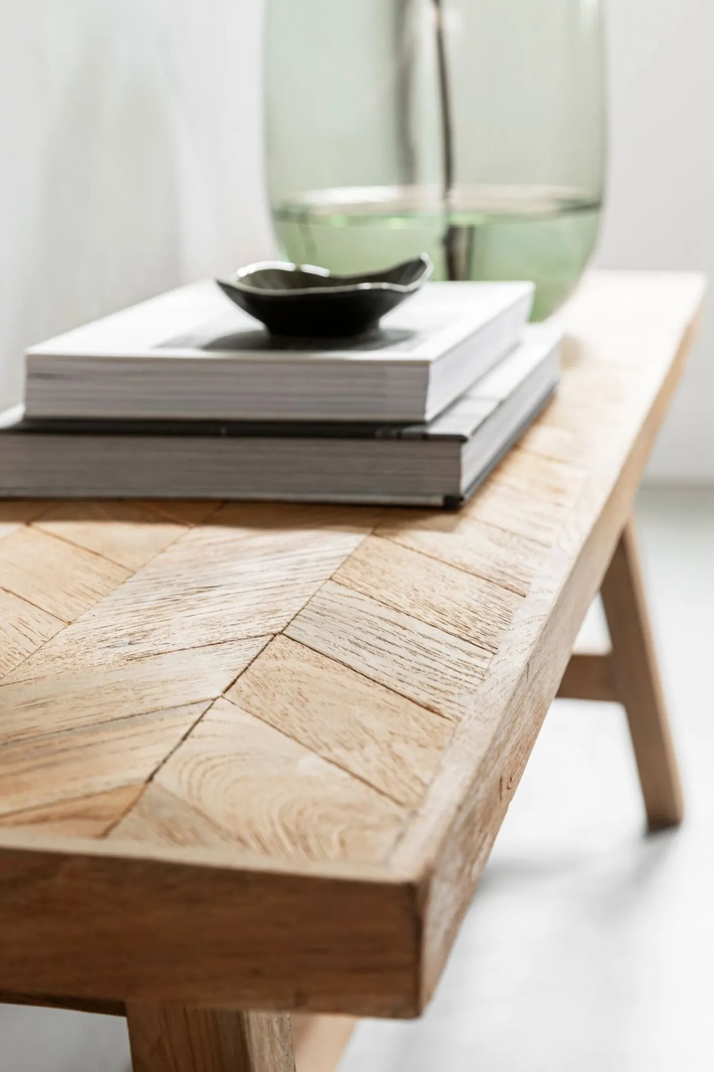 MUST Living Herringbone Bankje Natural