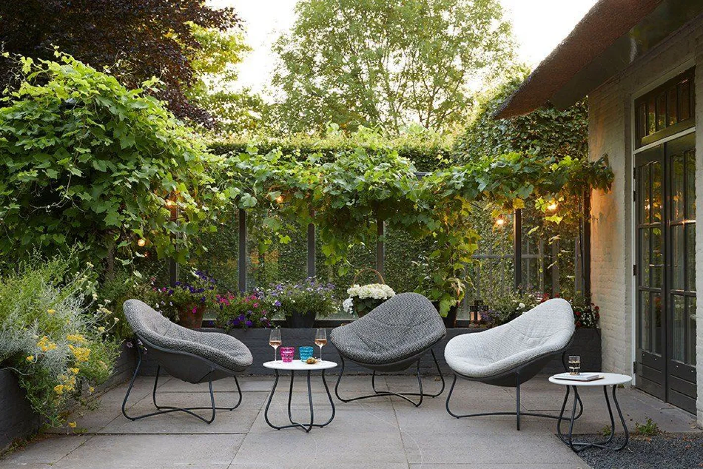 LABEL Vandenberg Hidde Outdoor Tuinstoel Stripes
