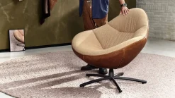 LABEL Vandenberg Hidde Soft Fauteuil Bruin
