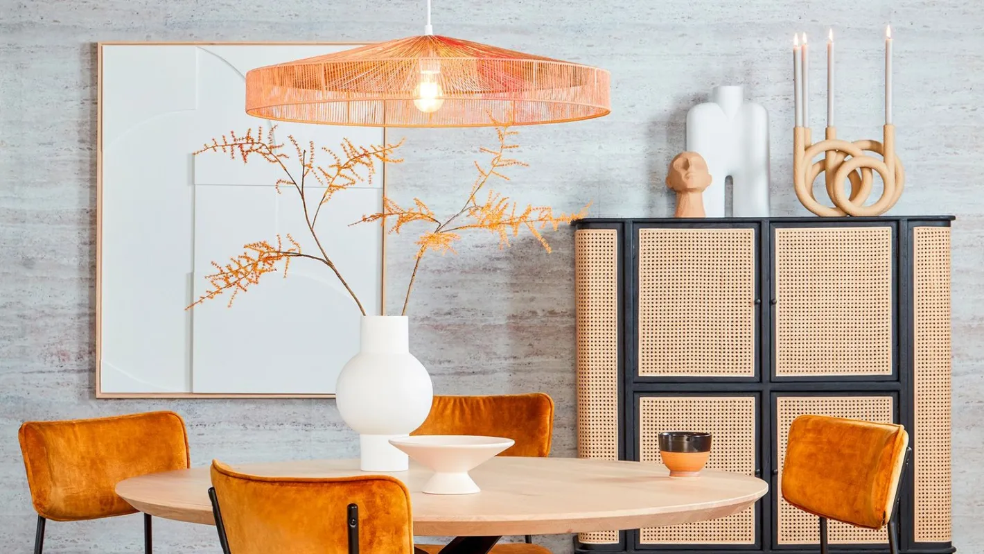 HKLIVING Rope Hanglamp Terra