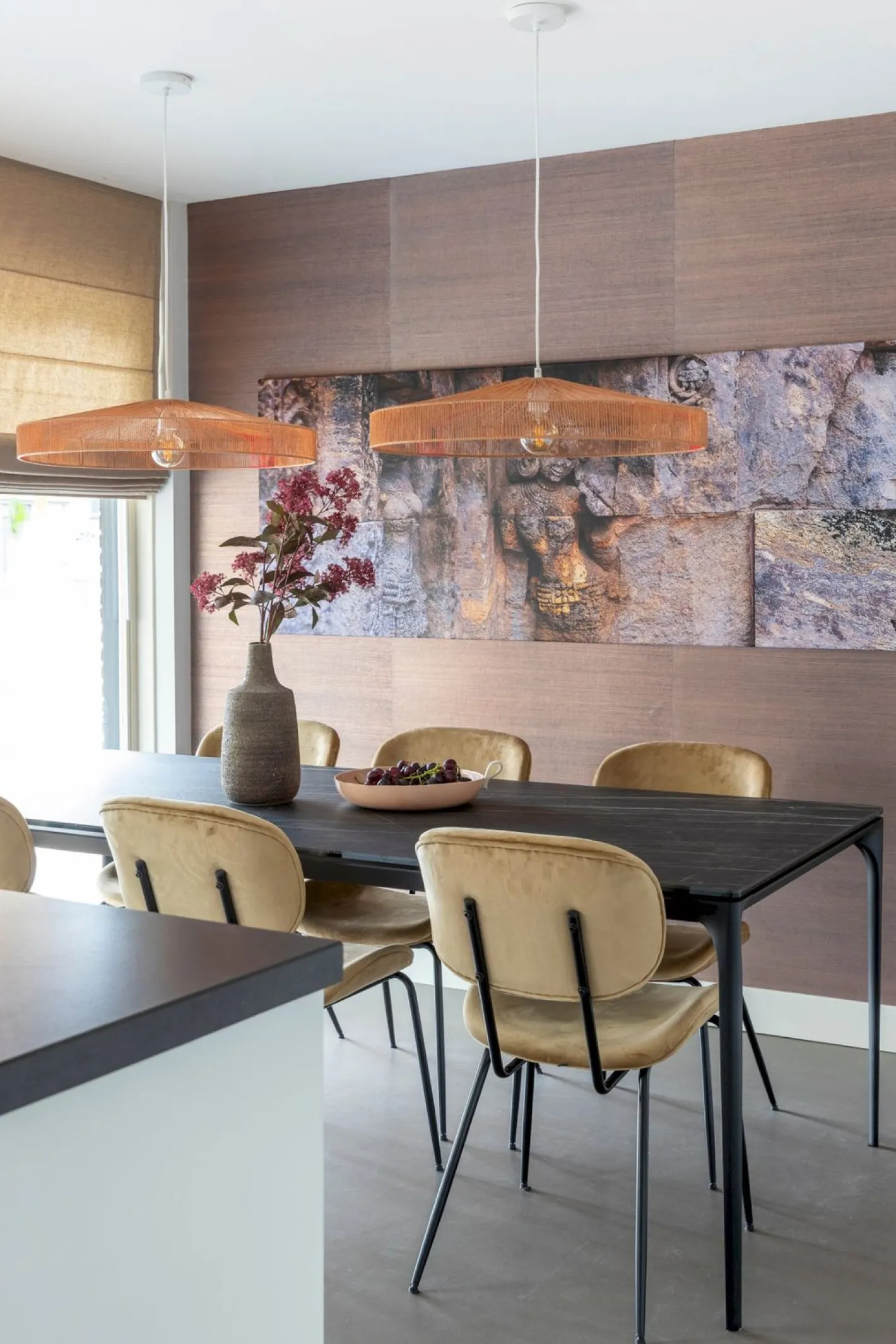 HKLIVING Rope Hanglamp Terra