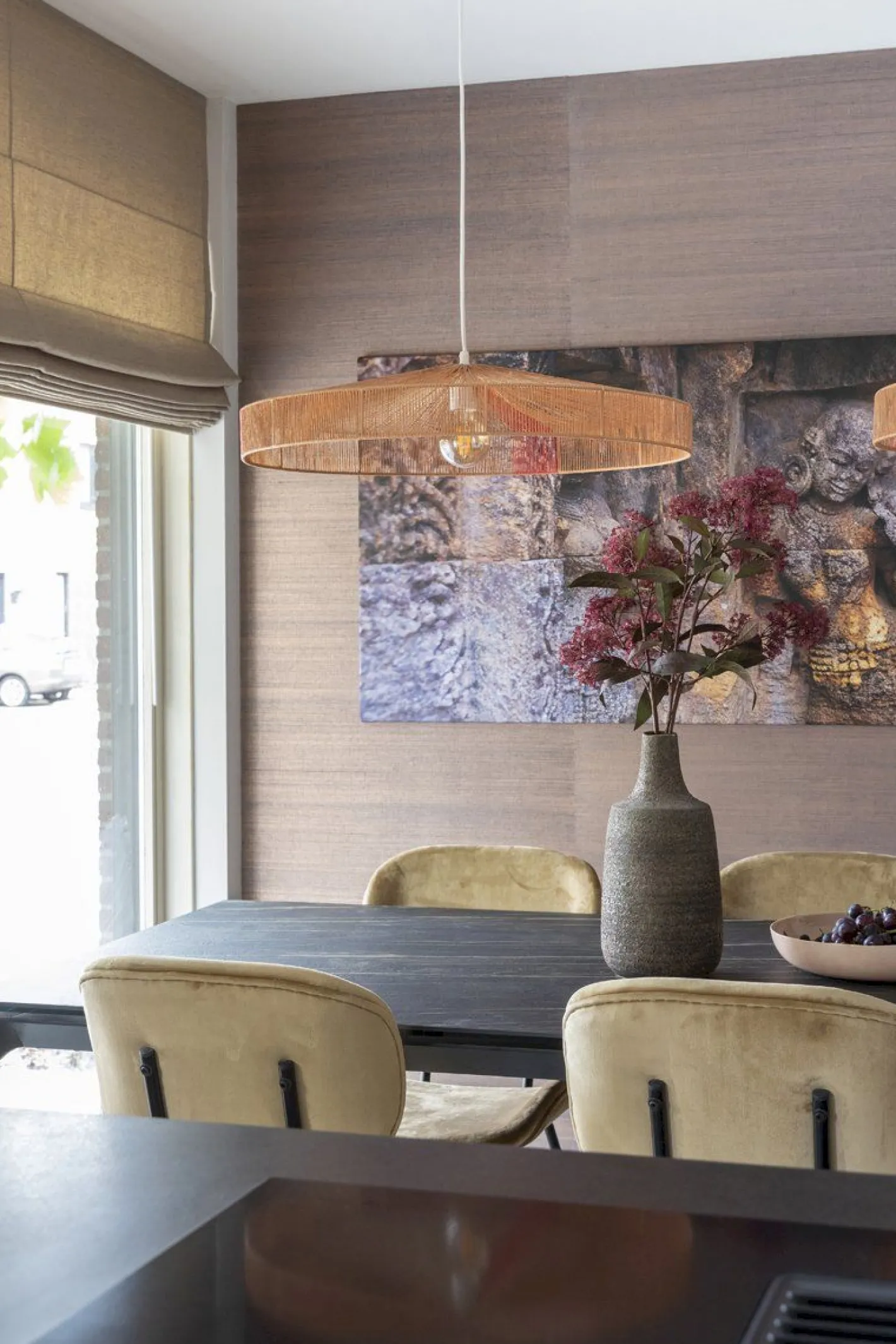 HKLIVING Rope Hanglamp Terra