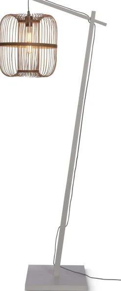 Discount Good&Mojo Hokkaido L Vloerlamp White, Natural, Grey