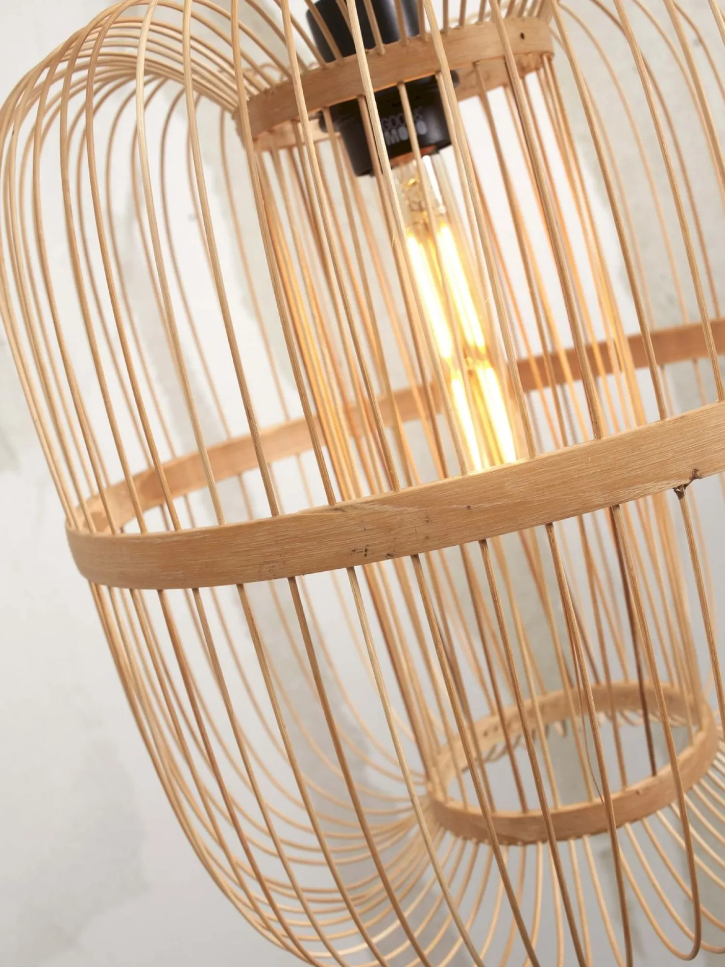 Discount Good&Mojo Hokkaido L Vloerlamp White, Natural, Grey