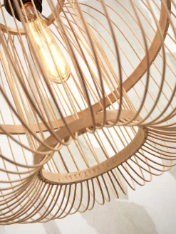 Outlet Good&Mojo Hokkaido S Vloerlamp White, Natural, Grey