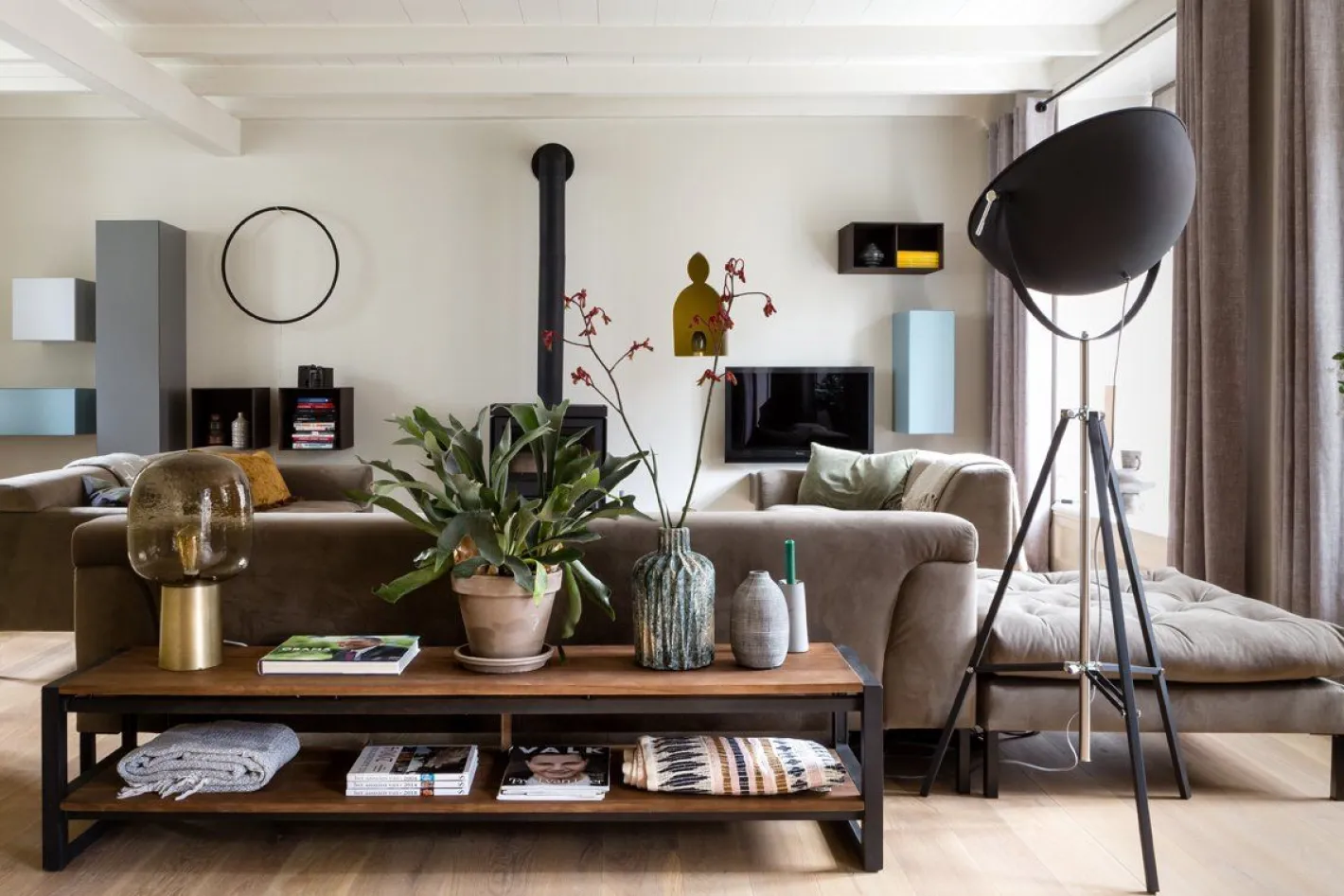 Discount It's about RoMi Hollywood Vloerlamp zwart