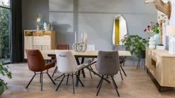 Hot Henders en Hazel Home Ovaal Eettafel Natural
