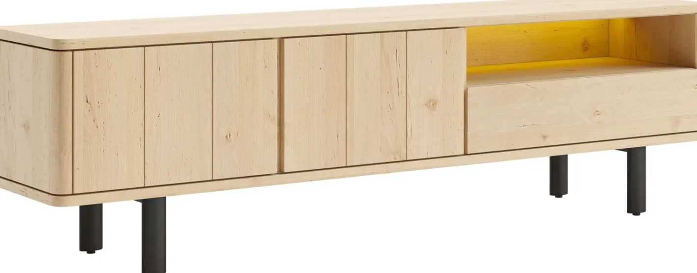 New Henders en Hazel Homestead 2-deurs Tv-meubel Natural