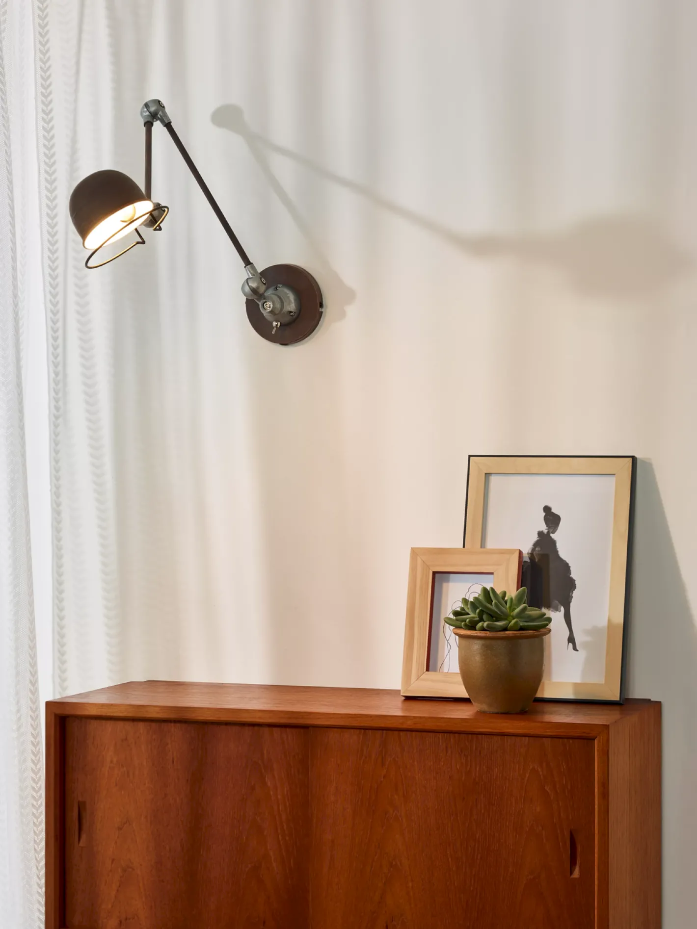Lucide Honore Wandlamp Roest Bruin