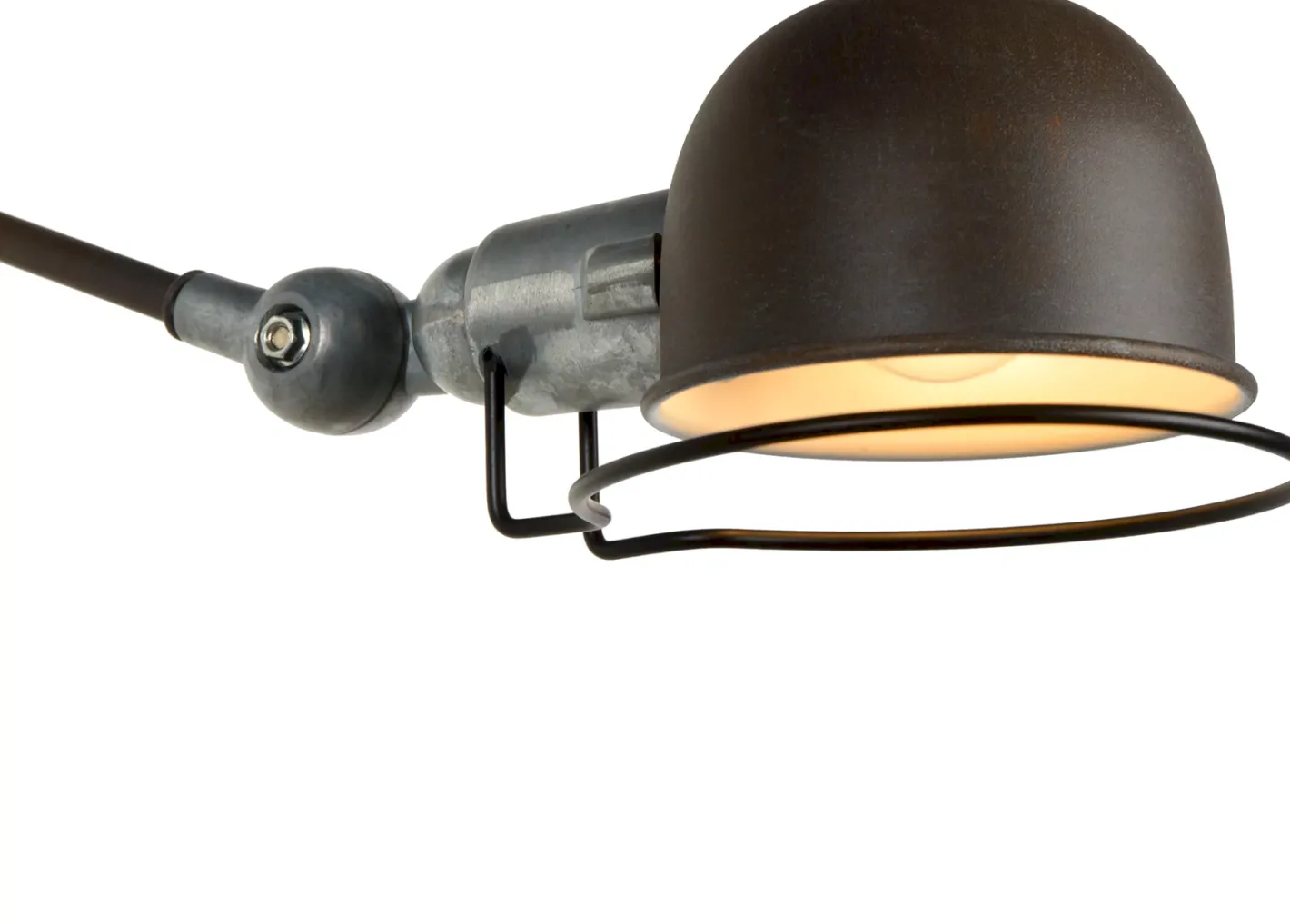 Lucide Honore Wandlamp Roest Bruin