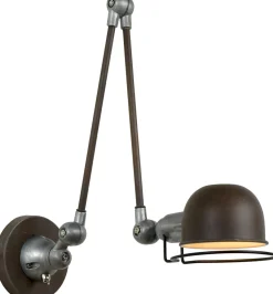Lucide Honore Wandlamp Roest Bruin