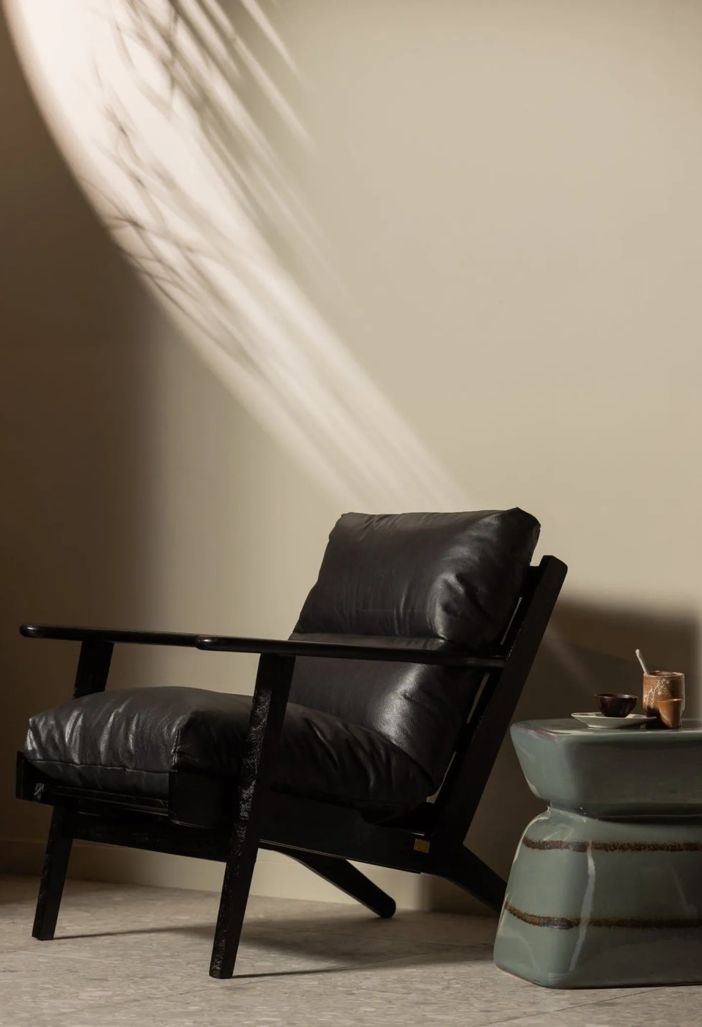 Online WOOOD Houston Fauteuil Black