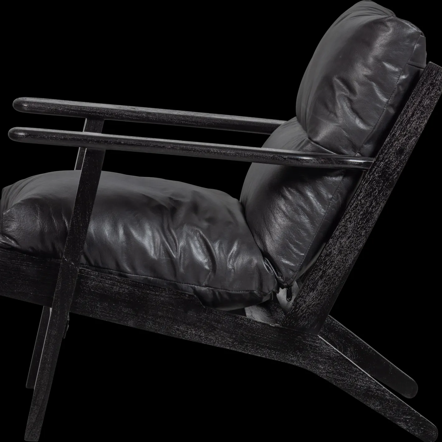 Online WOOOD Houston Fauteuil Black
