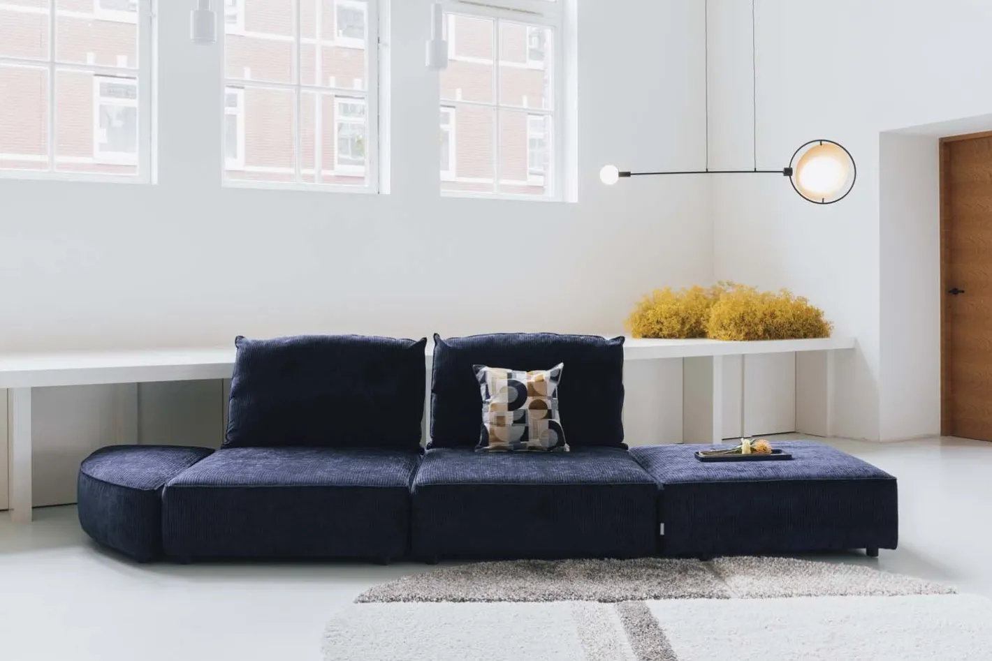 Zuiver Hunter 1,5 zits Elementenbank Navy