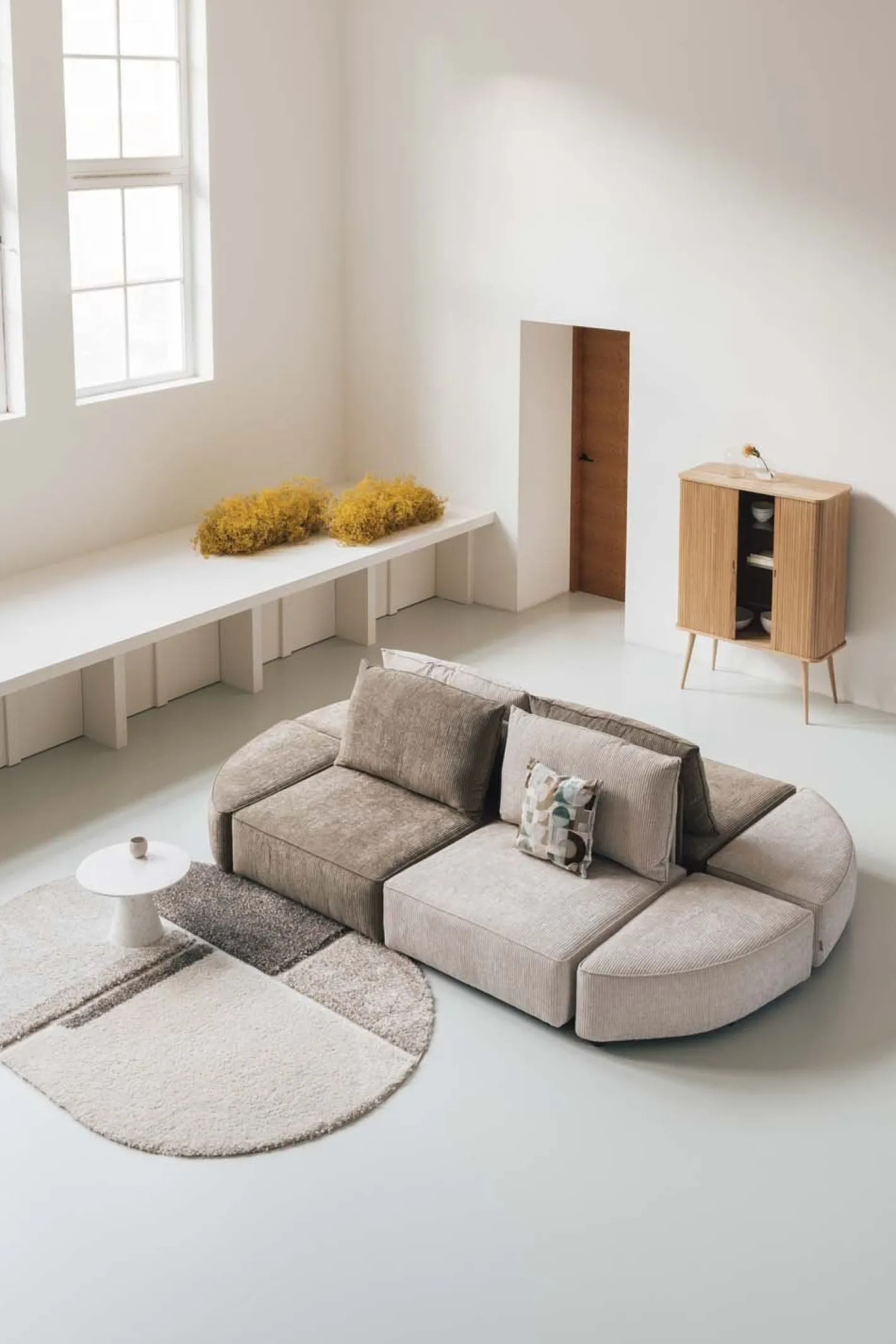 Outlet Zuiver Hunter 1,5 zits Elementenbank Sand