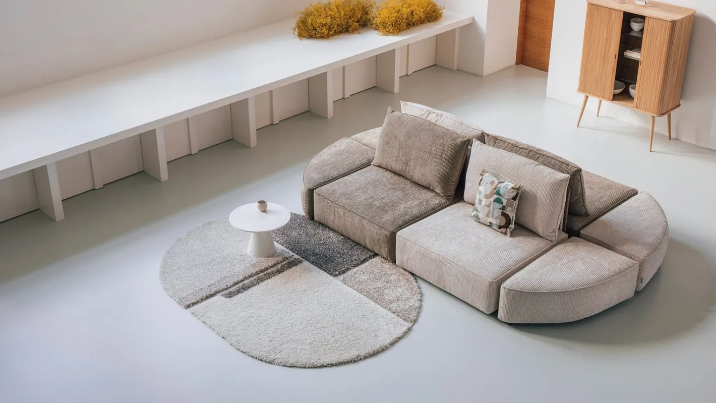 Outlet Zuiver Hunter Poef Sand