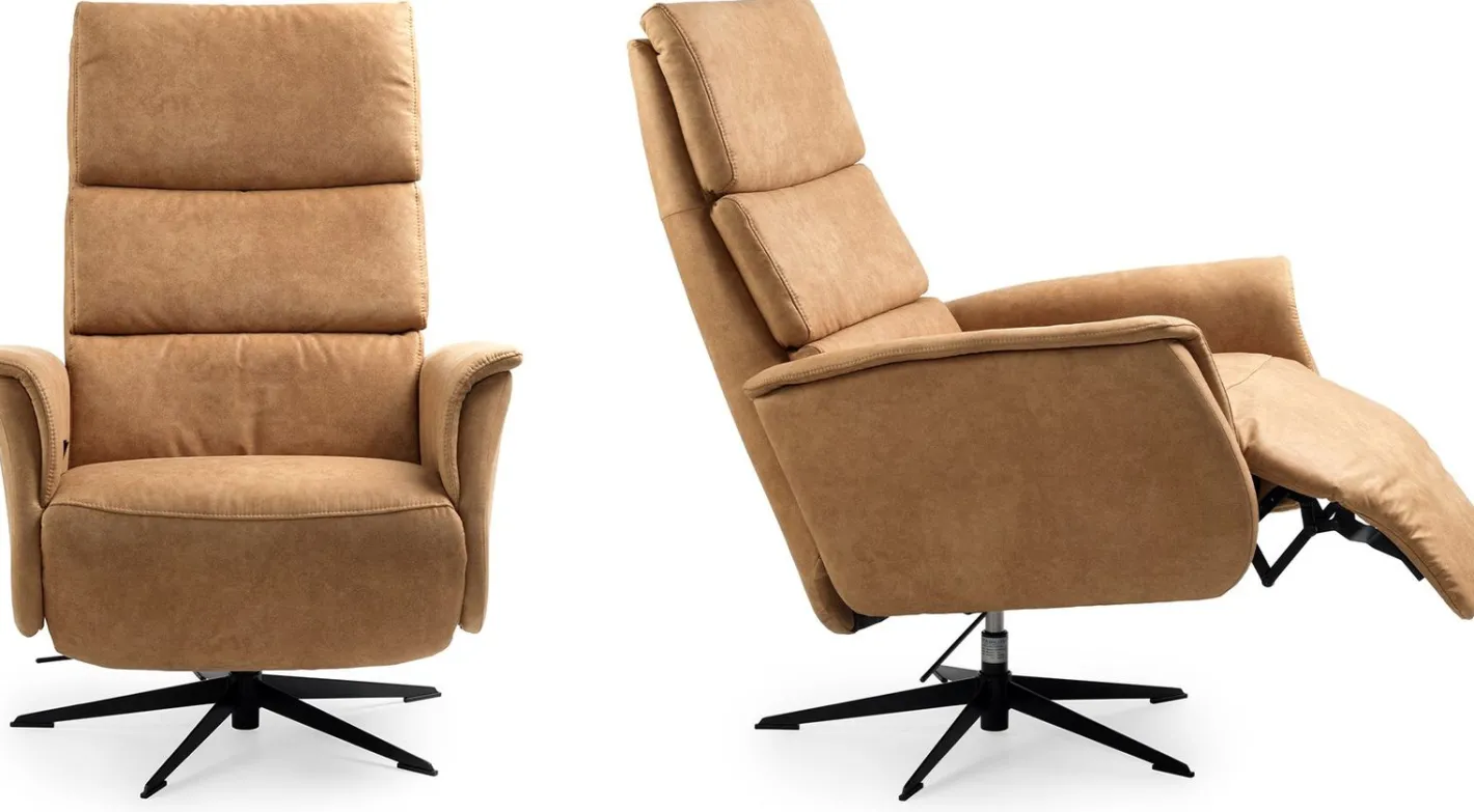 Online Feelings Wonen Ian Relaxfauteuil Caramel
