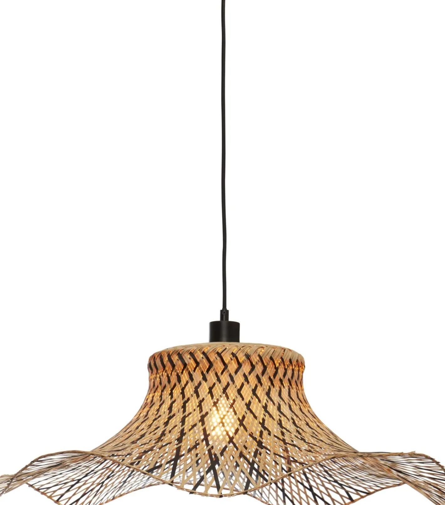 Best Good&Mojo Ibiza L Hanglamp Natural, Black