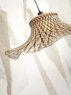 Best Good&Mojo Ibiza L Hanglamp Natural, Black