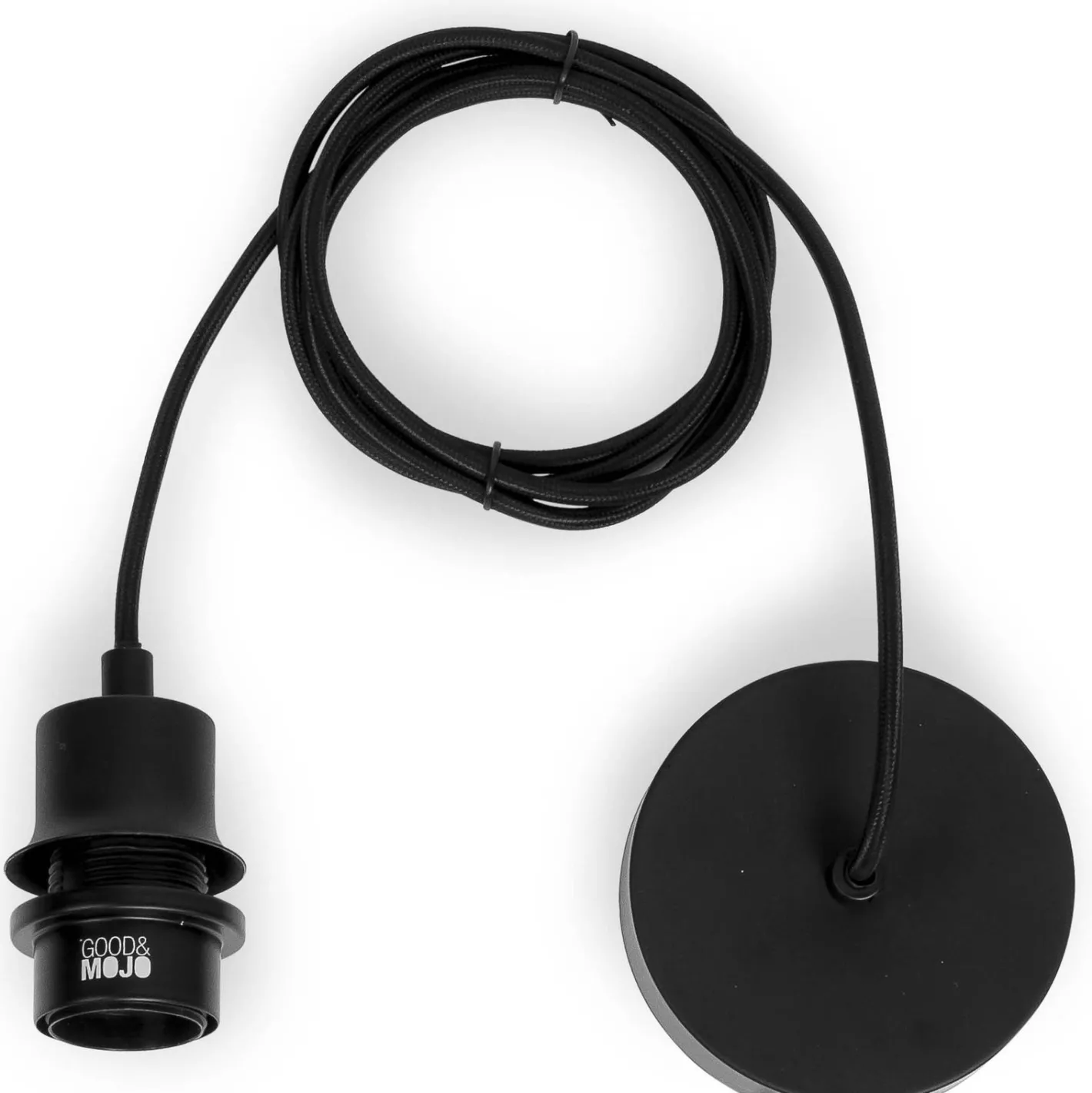 Best Good&Mojo Ibiza L Hanglamp Natural, Black