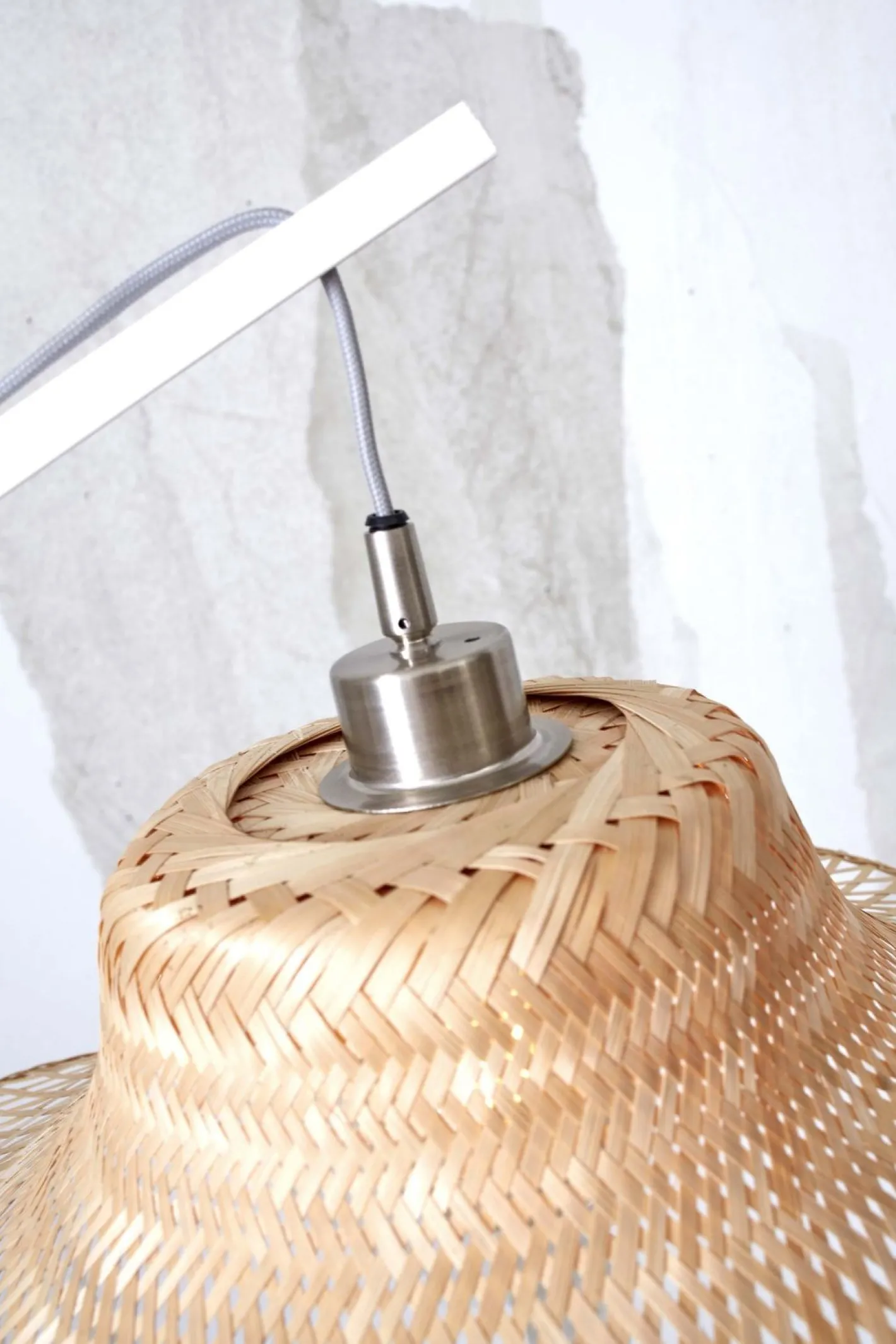 Best Good&Mojo Ibiza L Vloerlamp Natural, Grey