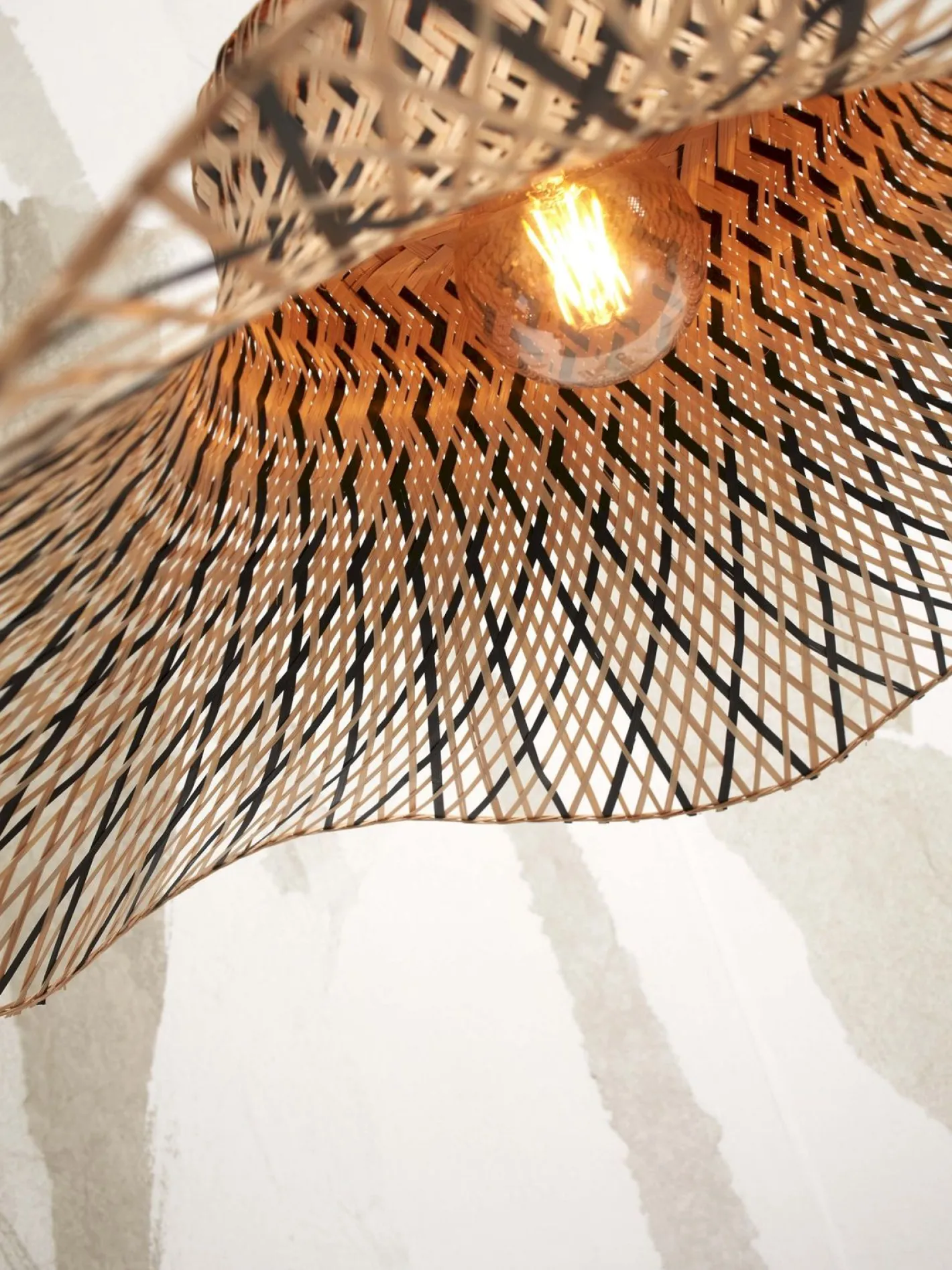Clearance Good&Mojo Ibiza L Vloerlamp Natural, Grey