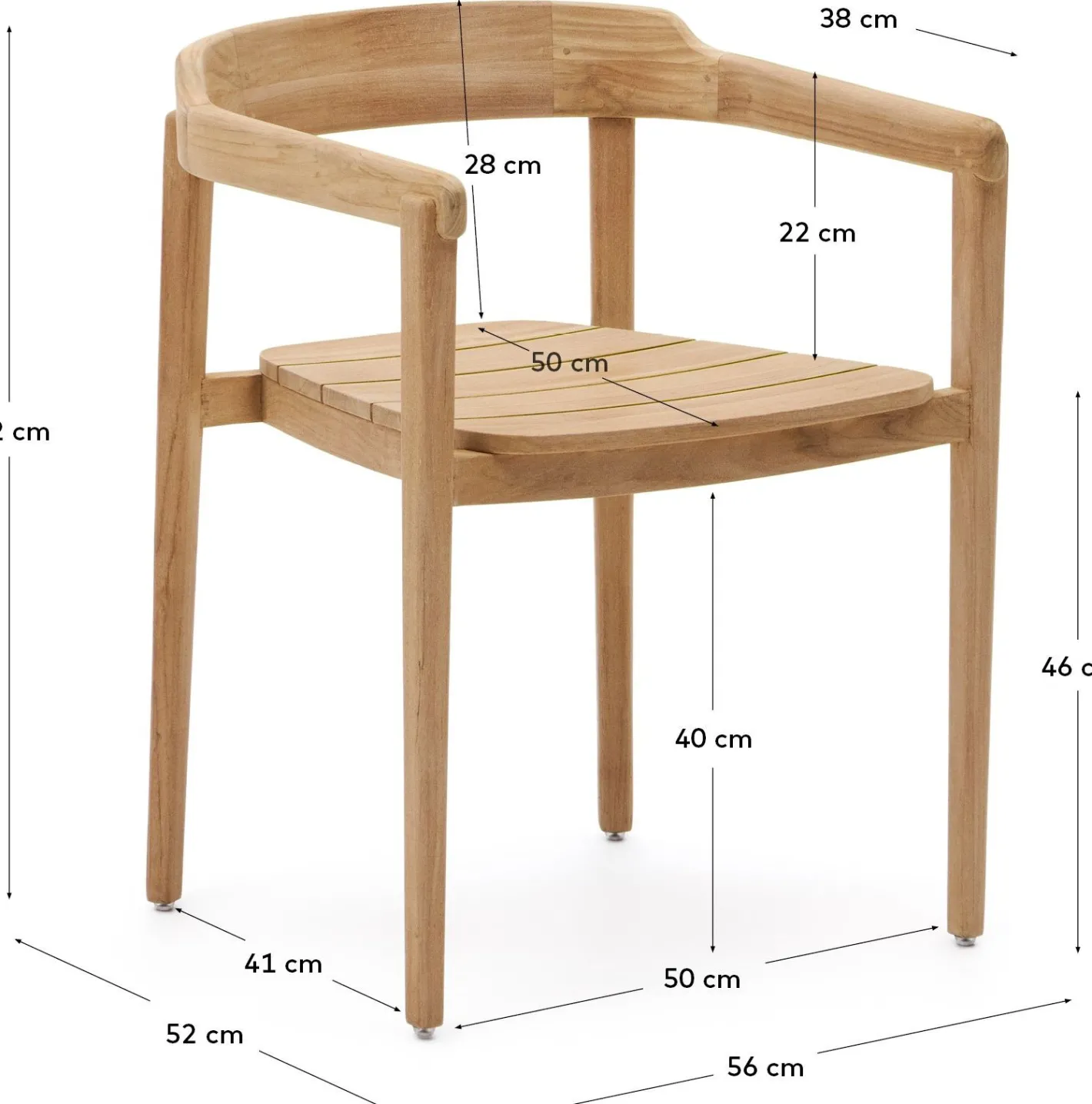 Best Kave Home Icaro Tuinstoel Naturel