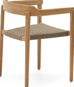 New Kave Home Icaro Tuinstoel Beige, Naturel