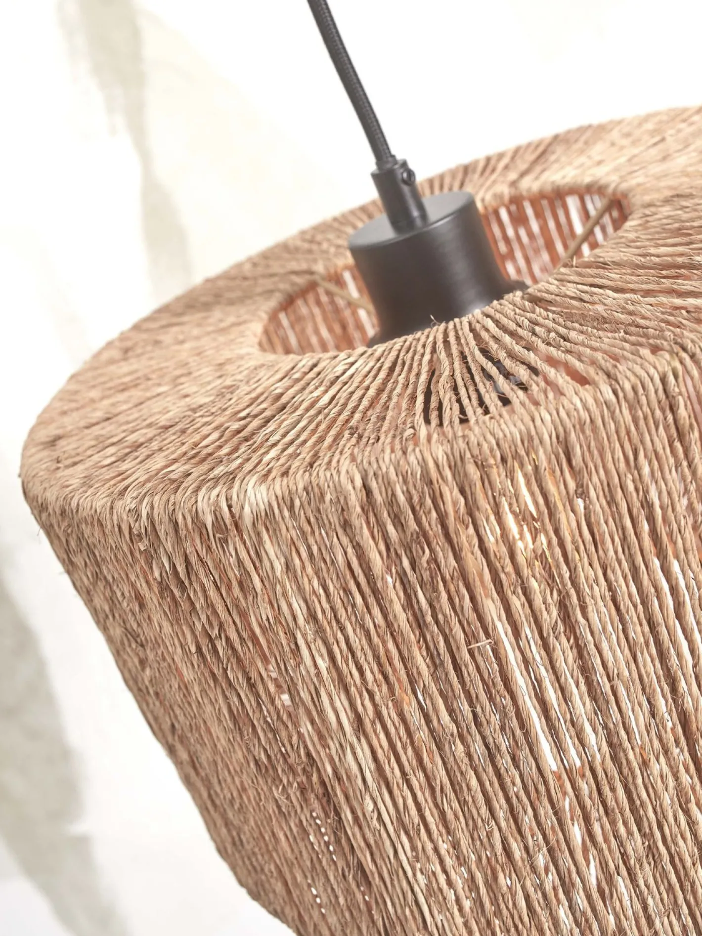 Clearance Good&Mojo Iguazu 1 Arm Vloerlamp Natural, Black