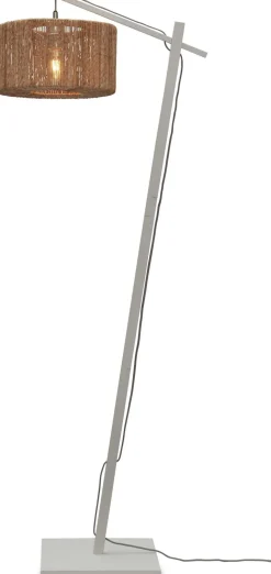 Online Good&Mojo Iguazu 1 Arm Vloerlamp White, Natural, Grey