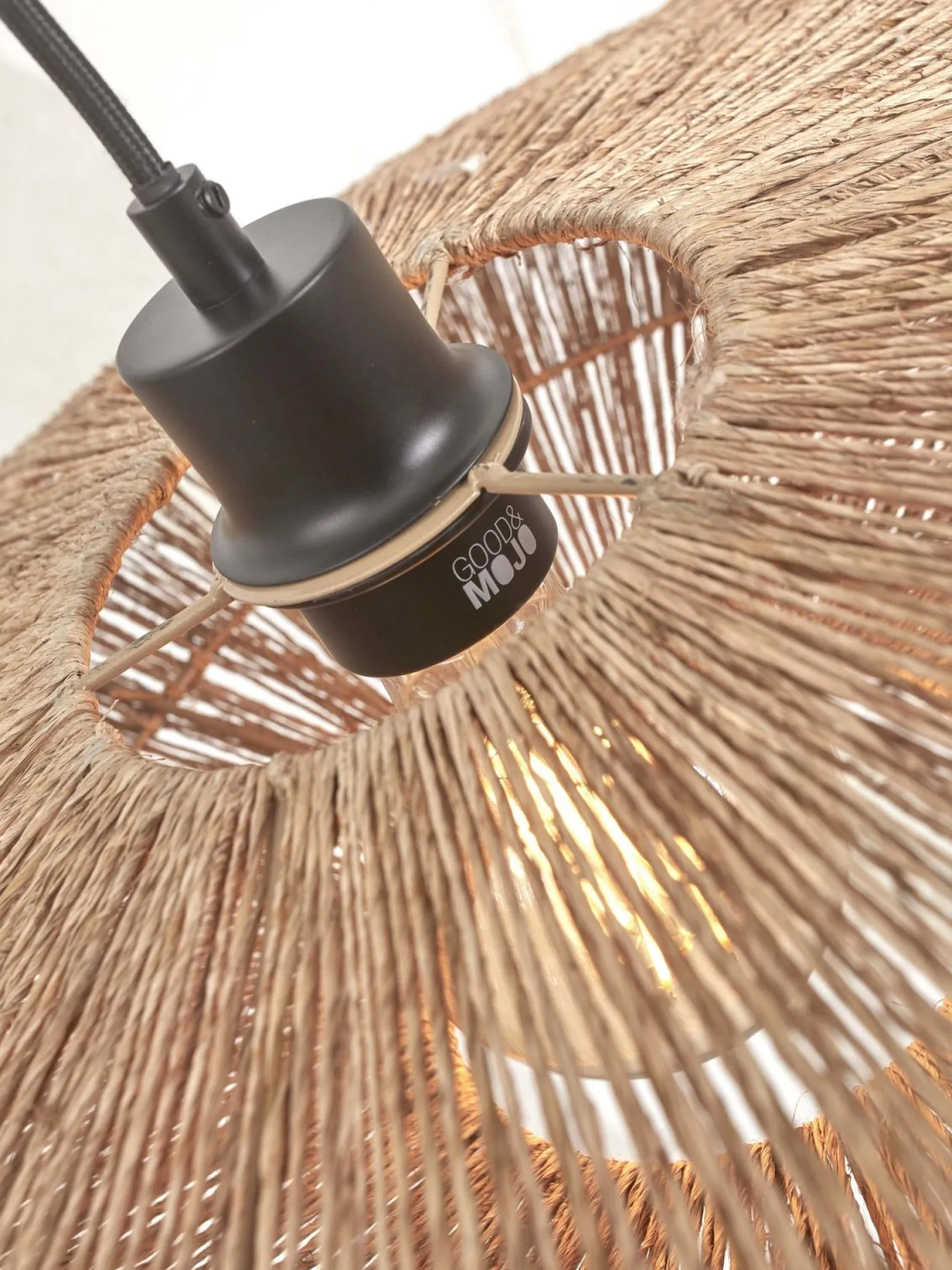 Hot Good&Mojo Iguazu L Vloerlamp White, Natural, Grey