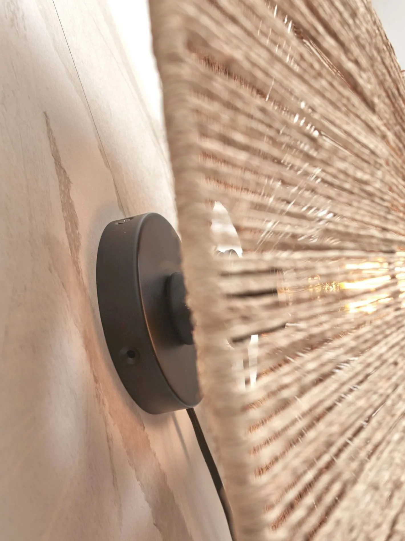 New Good&Mojo Iguazu L Wandlamp Natural
