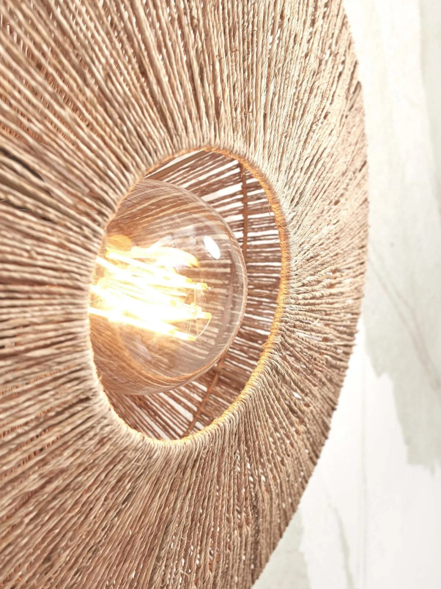 New Good&Mojo Iguazu L Wandlamp Natural