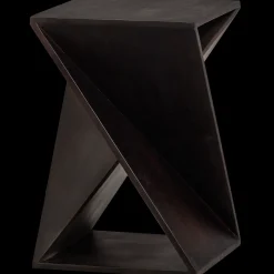 WOOOD Ikem Bijzettafel Dark Brown