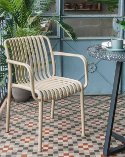 Kave Home Isabellini Tuinstoel Beige