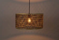 New Dutchbone Isla Hanglamp Black, Natural