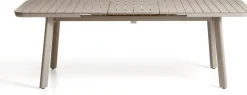 Best Kave Home Izola Uitschuifbare Tuintafel Beige