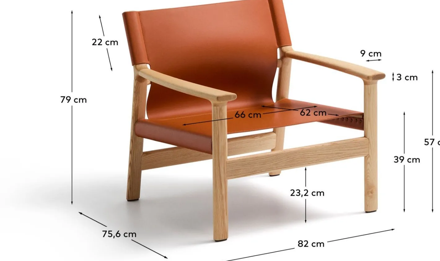 Hot Kave Home Jan Fauteuil Lichtbruin