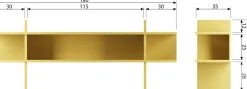 New WOOOD Jana Wandkast Mist