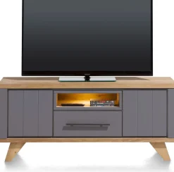 Discount Henders en Hazel Jardin Antraciet Tv-meubel Railway Brown, Antraciet