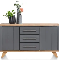 Hot Henders en Hazel Jardin Dressoir Railway Brown, Antraciet