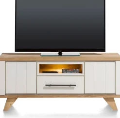 New Henders en Hazel Jardin Wit Tv-meubel Railway Brown, Wit