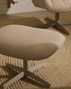 Online Kave Home Jaspe Voetenbank Beige