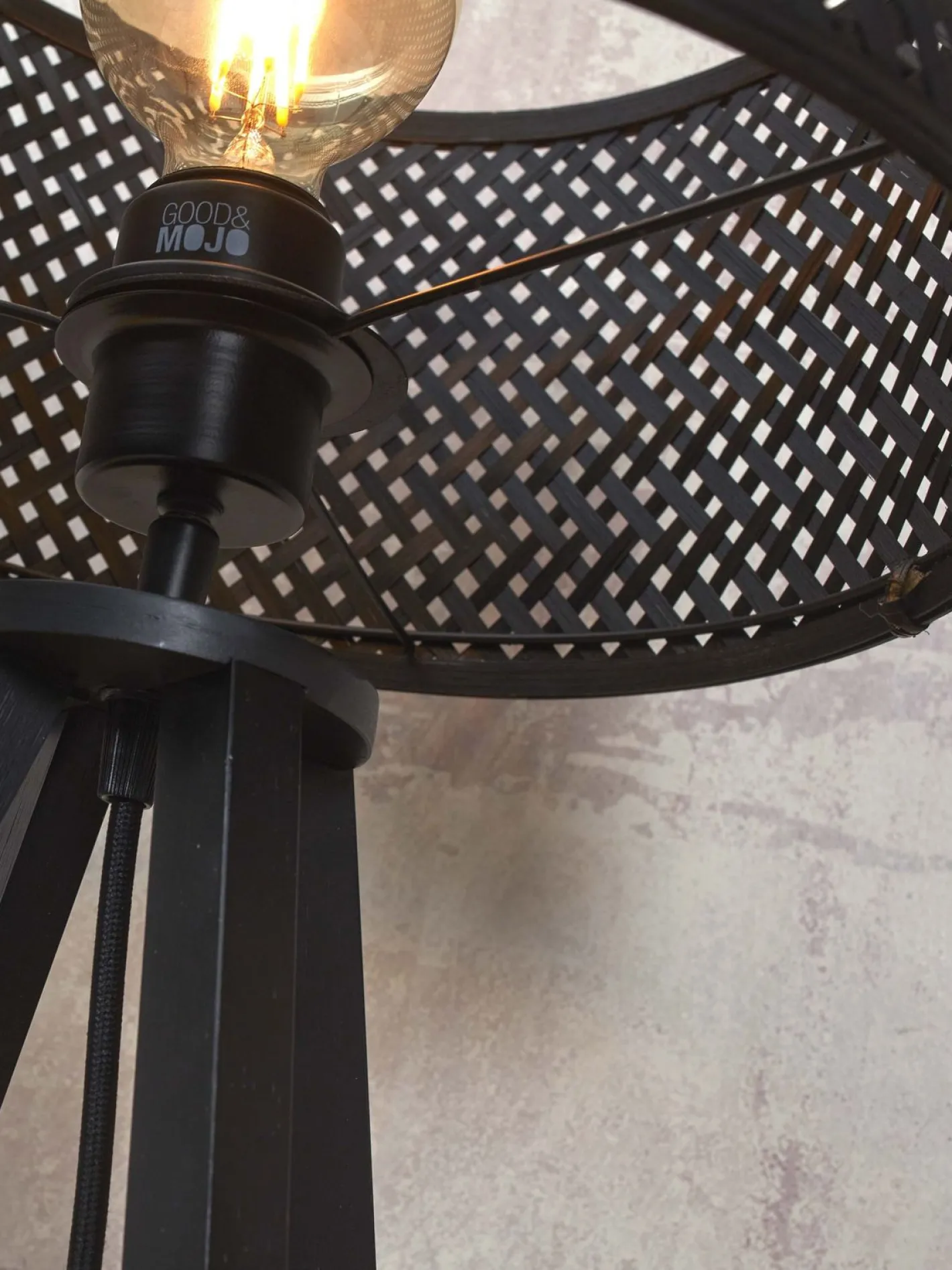 Hot Good&Mojo Java 4 Legs Vloerlamp Black