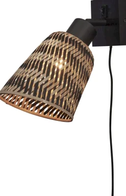 Clearance Good&Mojo Java L Wandlamp Black, Natural