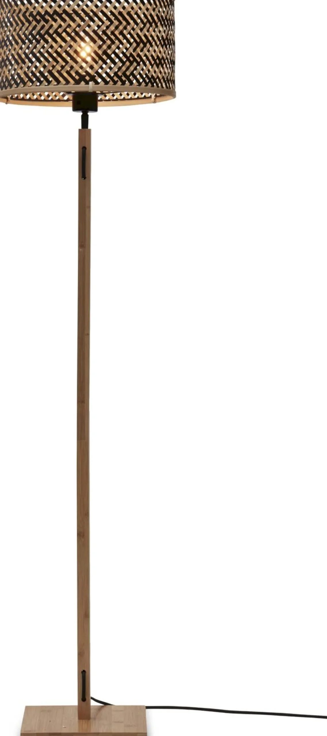 Good&Mojo Java Vloerlamp Natural, Black