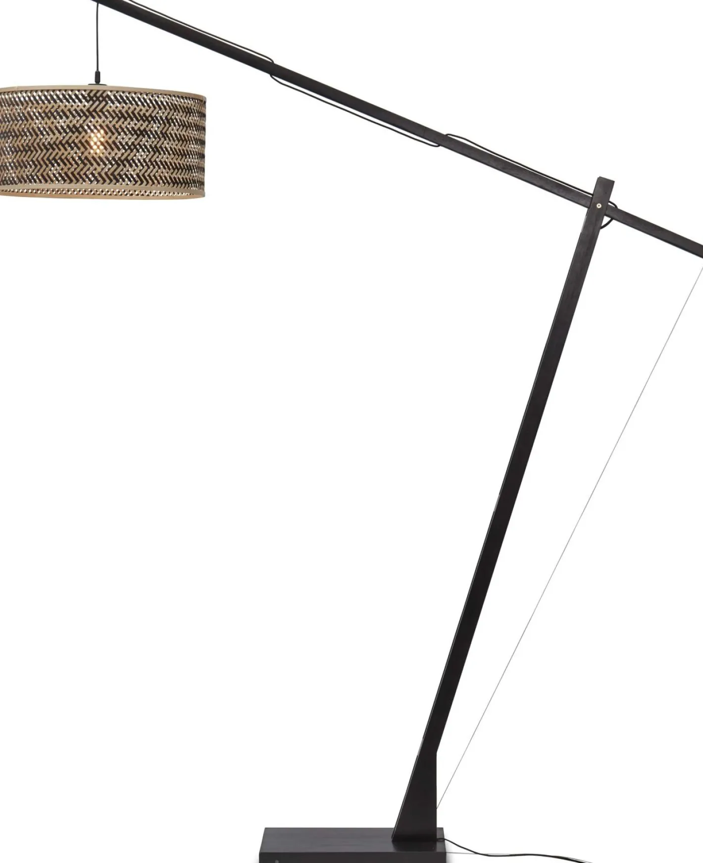 Online Good&Mojo Java XL Vloerlamp Black, Natural
