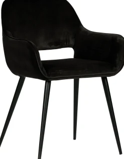 Online WOOOD Jelle set van 2 Eetkamerstoel Black